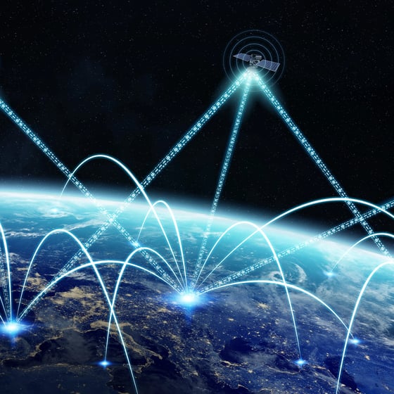 Steuerung von Satellitenspiegeln